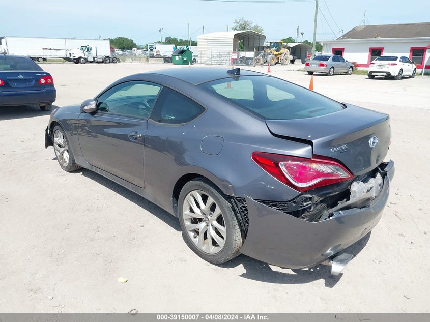 2015 Hyundai Genesis Coupe 3.8L VIN: KMHHT6KJ7FU130258 Lot: 39150007