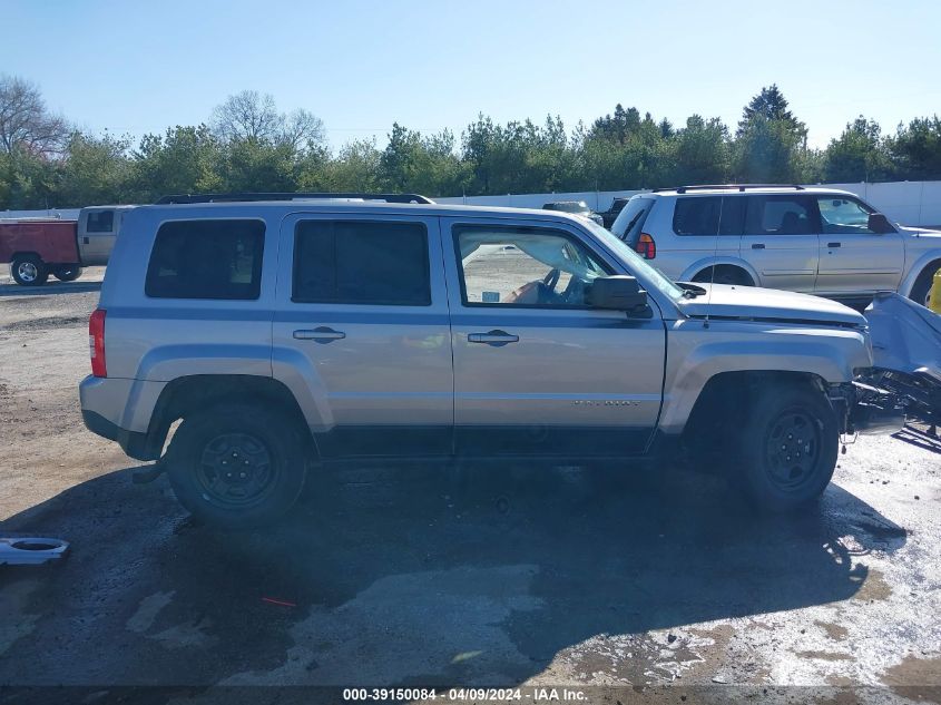 2014 Jeep Patriot Sport VIN: 1C4NJPBBXED859221 Lot: 39150084