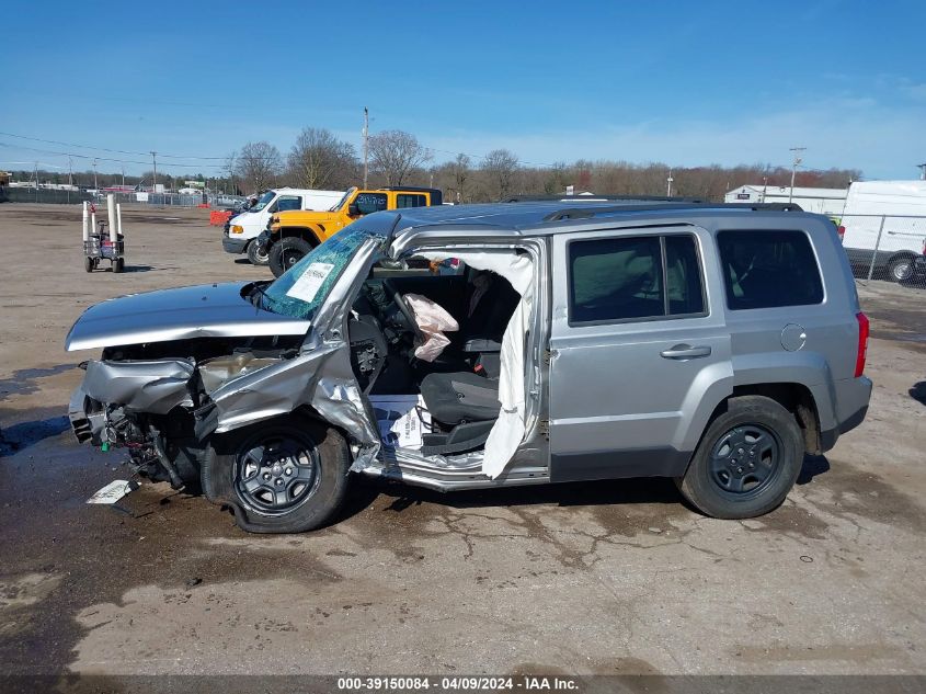 2014 Jeep Patriot Sport VIN: 1C4NJPBBXED859221 Lot: 39150084