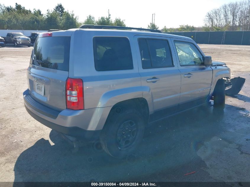 2014 Jeep Patriot Sport VIN: 1C4NJPBBXED859221 Lot: 39150084