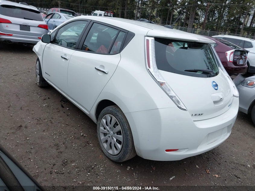 2017 Nissan Leaf S VIN: 1N4BZ0CP3HC310862 Lot: 39150115
