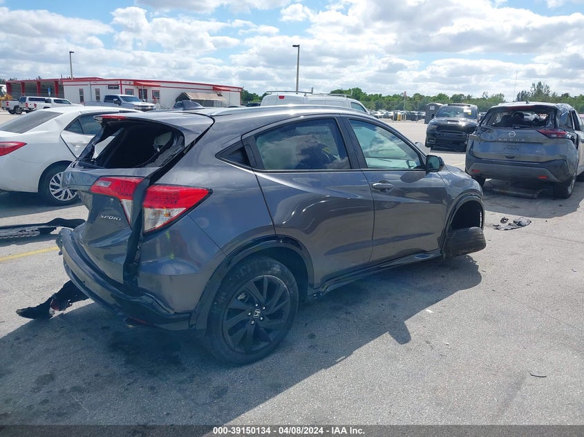 VIN 3CZRU5H14MM715673 2021 HONDA HR-V 2WD SPORT