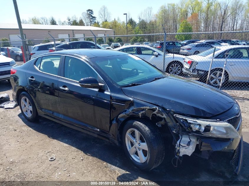 2015 Kia Optima Lx VIN: 5XXGM4A76FG352870 Lot: 39150139