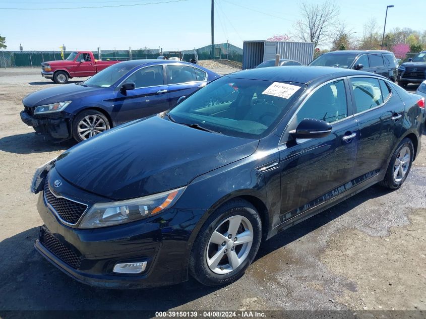 2015 Kia Optima Lx VIN: 5XXGM4A76FG352870 Lot: 39150139