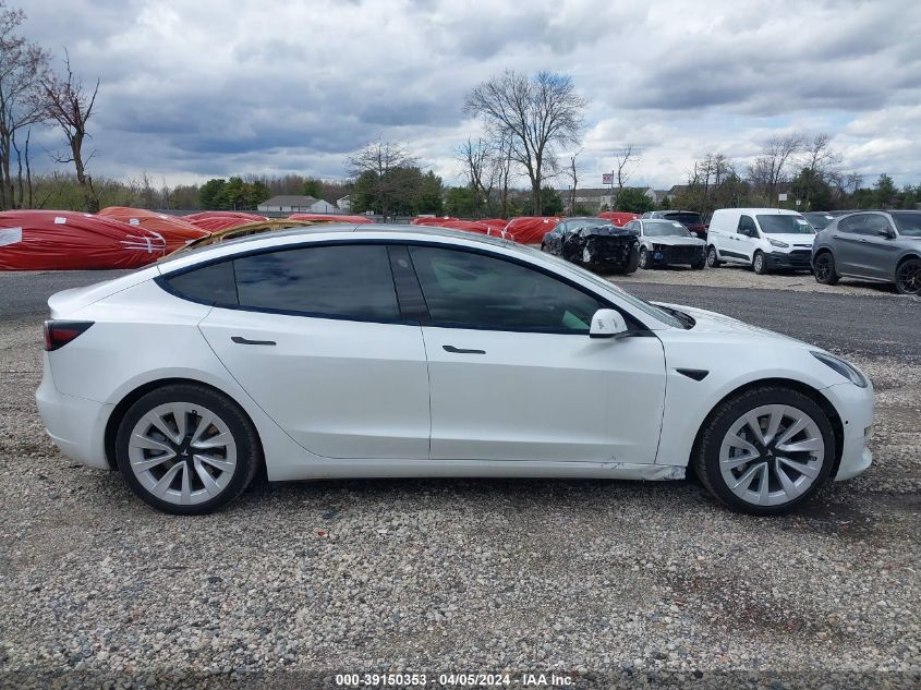 5YJ3E1EAXMF020866 | 2021 TESLA MODEL 3