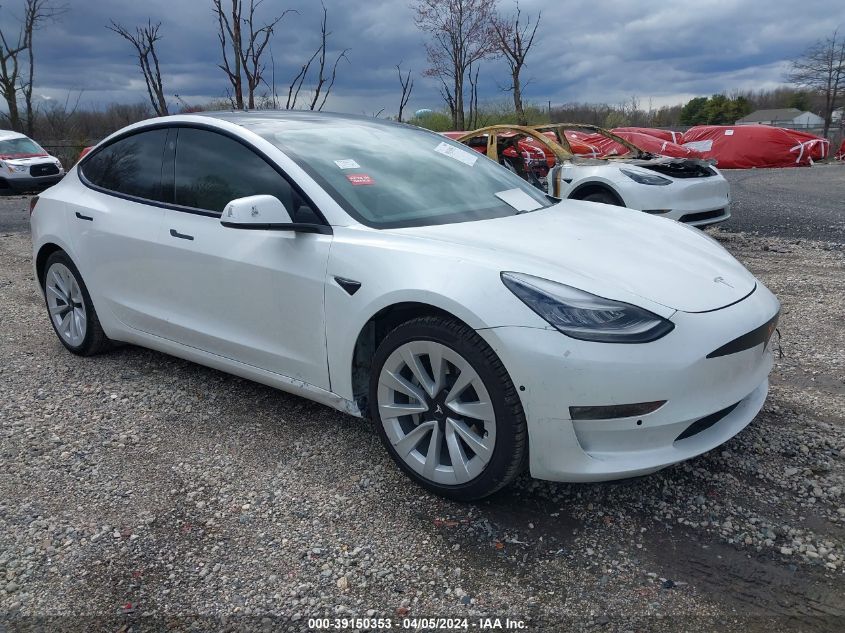 5YJ3E1EAXMF020866 | 2021 TESLA MODEL 3