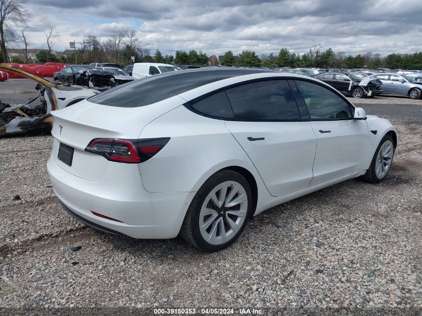 5YJ3E1EAXMF020866 | 2021 TESLA MODEL 3