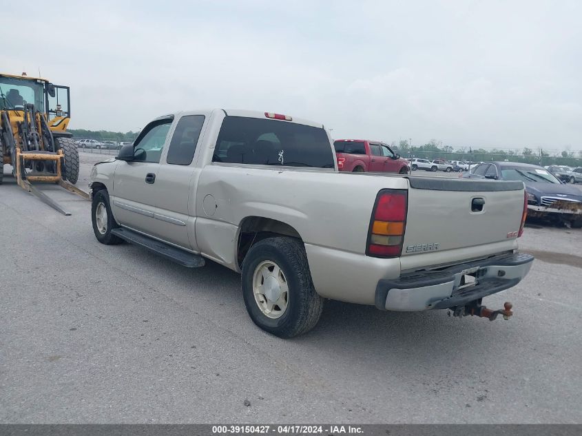 2004 GMC Sierra 1500 Sle VIN: 2GTEC19T241311780 Lot: 39150427