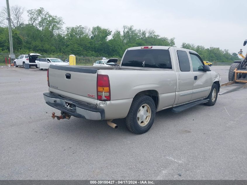 2004 GMC Sierra 1500 Sle VIN: 2GTEC19T241311780 Lot: 39150427