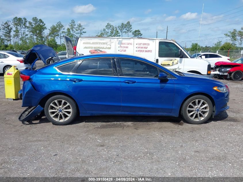 2017 Ford Fusion Se VIN: 3FA6P0H73HR126894 Lot: 39150428