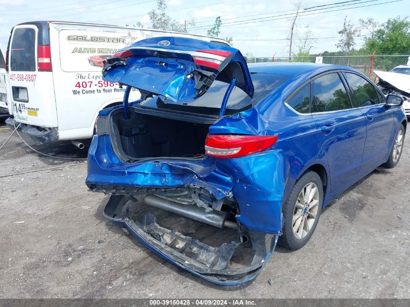 2017 Ford Fusion Se VIN: 3FA6P0H73HR126894 Lot: 39150428