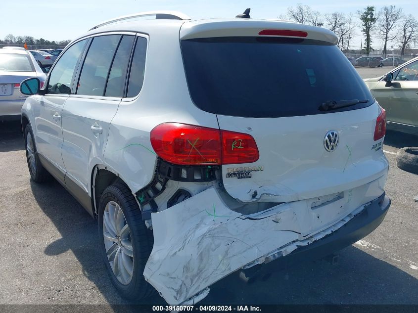 2015 VOLKSWAGEN TIGUAN S/SE/SEL/R-LINE - WVGBV7AX0FW520179