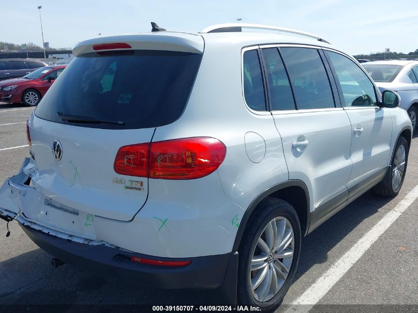 2015 VOLKSWAGEN TIGUAN S/SE/SEL/R-LINE - WVGBV7AX0FW520179