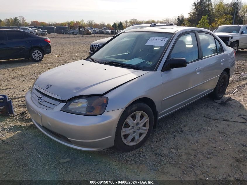 2HGES26783H549317 | 2003 HONDA CIVIC