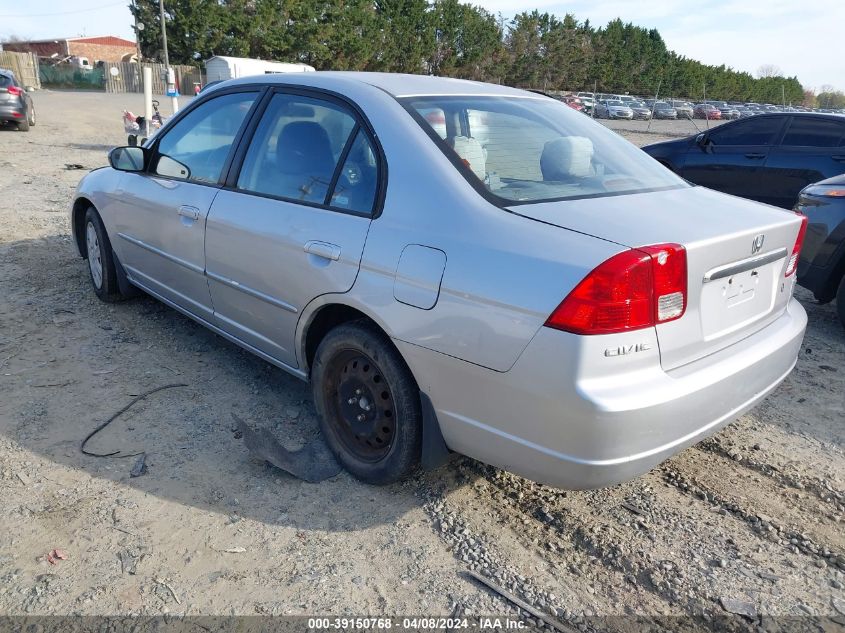 2HGES26783H549317 | 2003 HONDA CIVIC