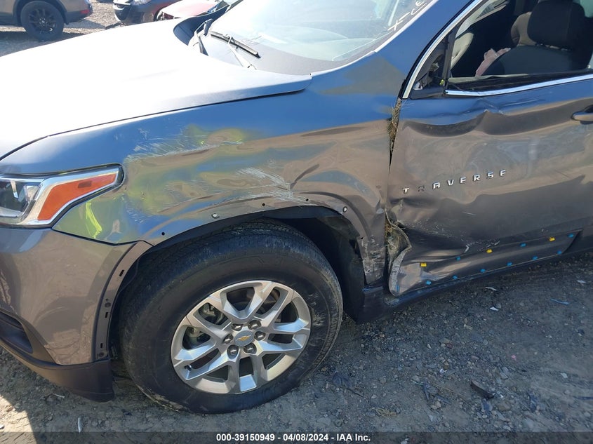 2021 CHEVROLET TRAVERSE FWD LS - 1GNERFKW6MJ126922