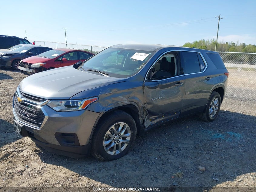 2021 CHEVROLET TRAVERSE FWD LS - 1GNERFKW6MJ126922