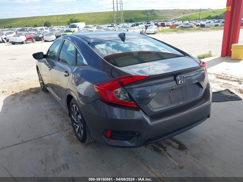 VIN 19XFC2F73JE009429 2018 HONDA CIVIC EX