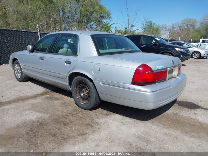 1999 Mercury Grand Marquis Gs VIN: 2MEFM74W4XX684311 Lot: 39150989