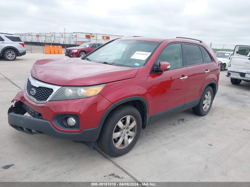 2011 Kia Sorento Lx VIN: 5XYKT3A17BG008862 Lot: 39151010