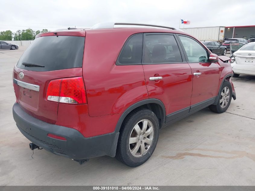 2011 Kia Sorento Lx VIN: 5XYKT3A17BG008862 Lot: 39151010