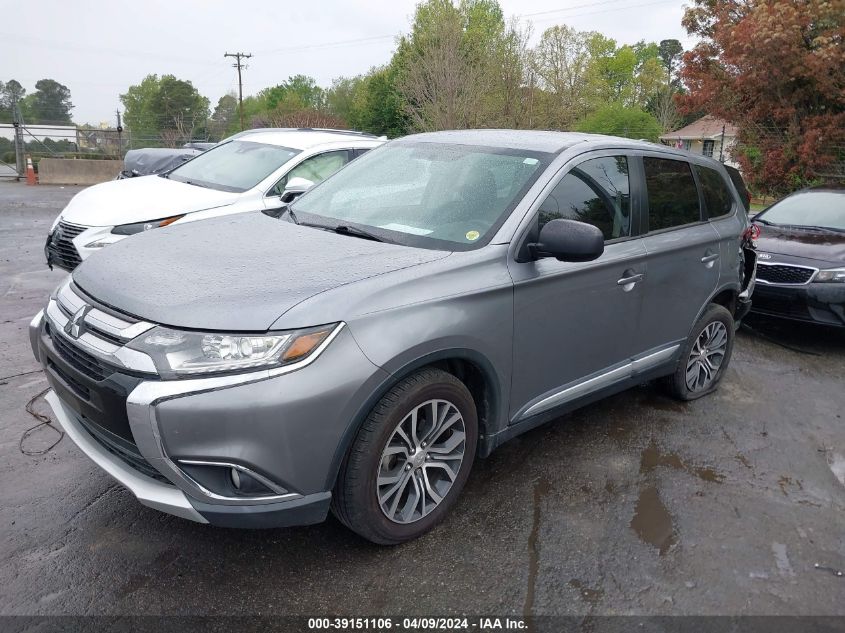 2017 Mitsubishi Outlander Es VIN: JA4AD2A34HZ054545 Lot: 39151106