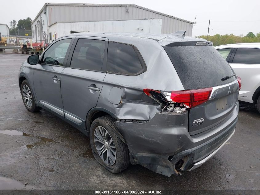 2017 Mitsubishi Outlander Es VIN: JA4AD2A34HZ054545 Lot: 39151106