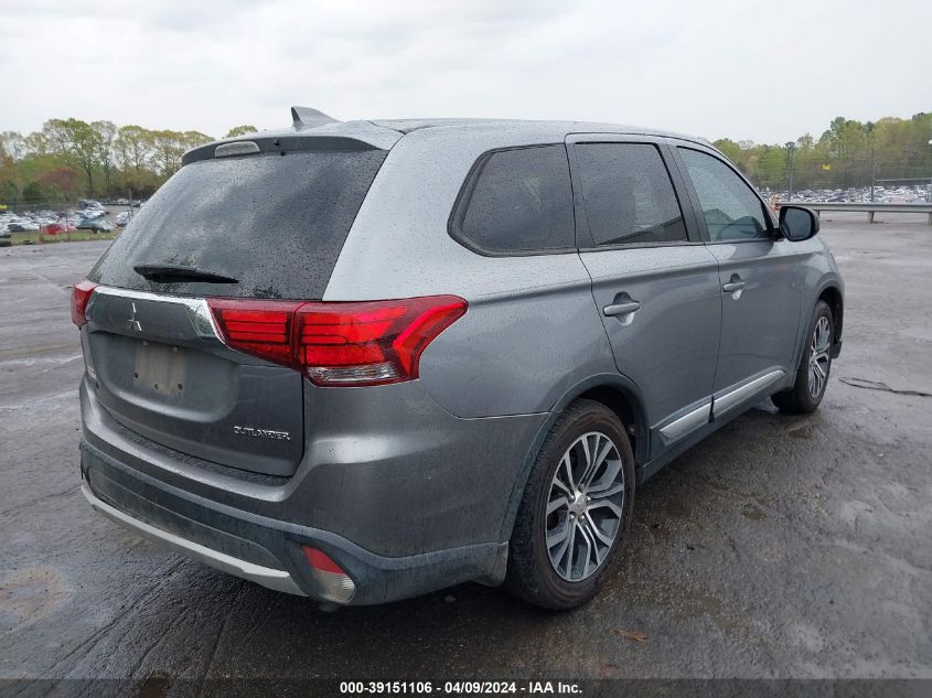 2017 Mitsubishi Outlander Es VIN: JA4AD2A34HZ054545 Lot: 39151106