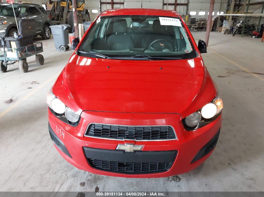 1G1JC6SB8C4205102 | 2012 CHEVROLET SONIC