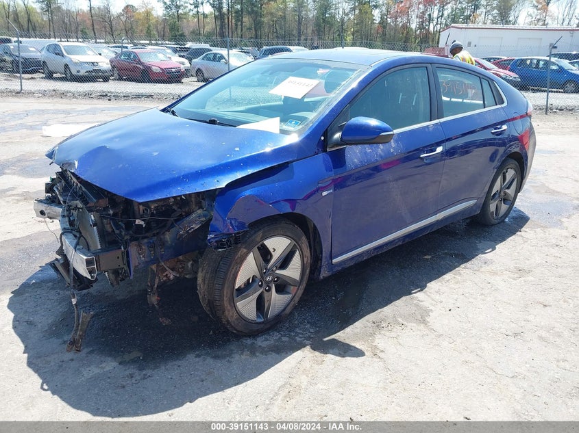 2020 Hyundai Ioniq Hybrid Limited VIN: KMHC05LC5LU214880 Lot: 39151143