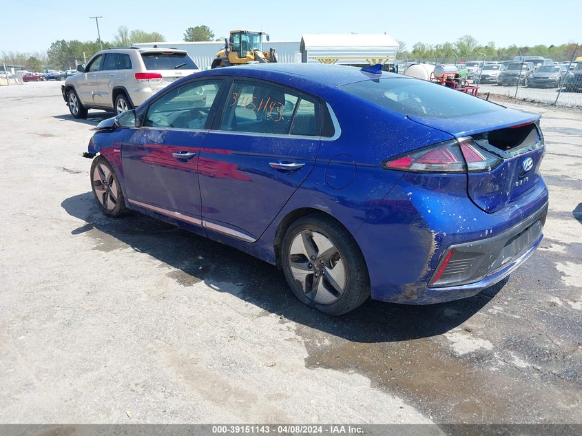 2020 Hyundai Ioniq Hybrid Limited VIN: KMHC05LC5LU214880 Lot: 39151143