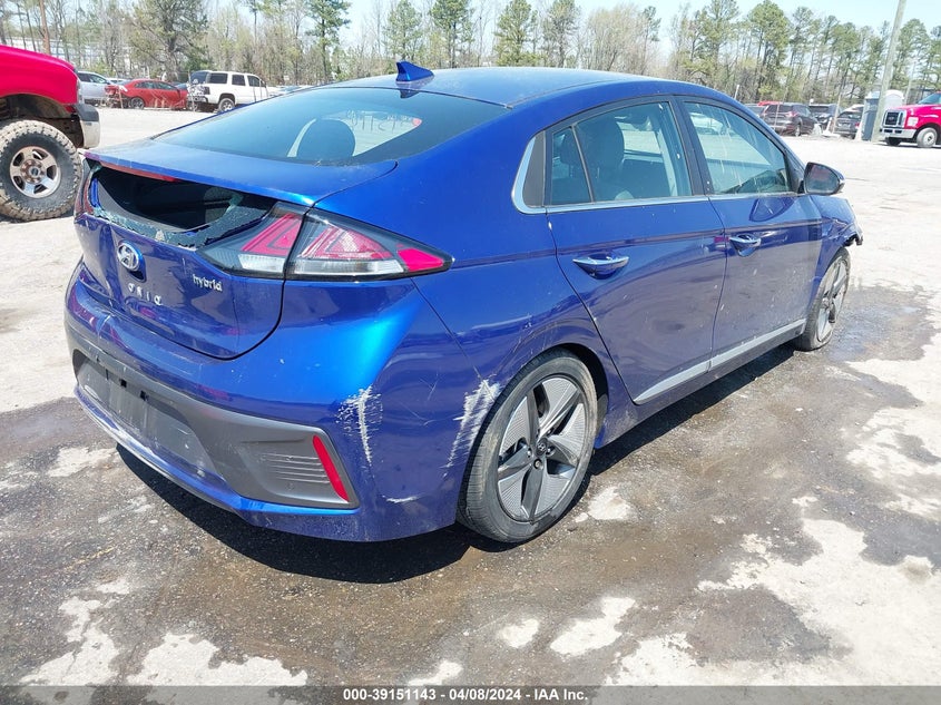 2020 Hyundai Ioniq Hybrid Limited VIN: KMHC05LC5LU214880 Lot: 39151143