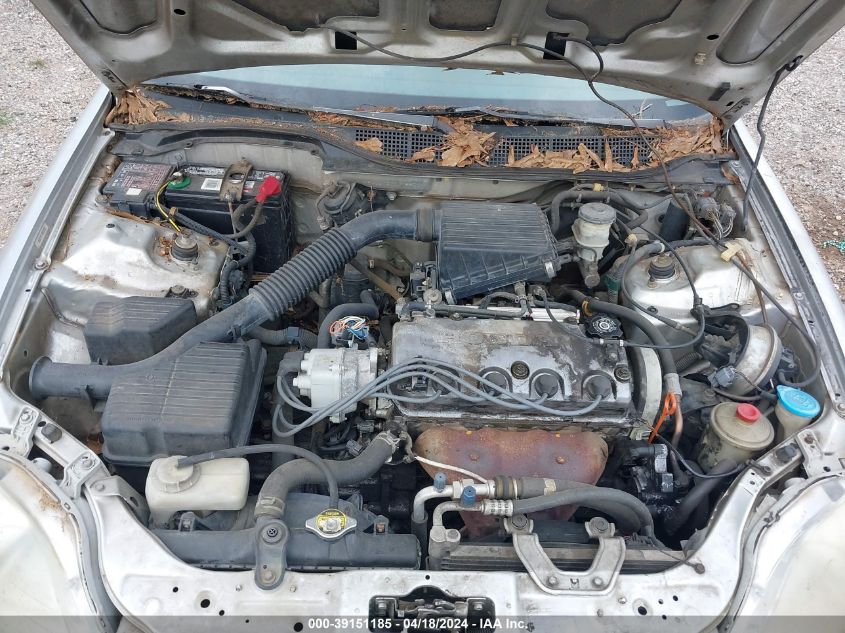 1998 Honda Civic Lx VIN: 1HGEJ6673WL015501 Lot: 39151185