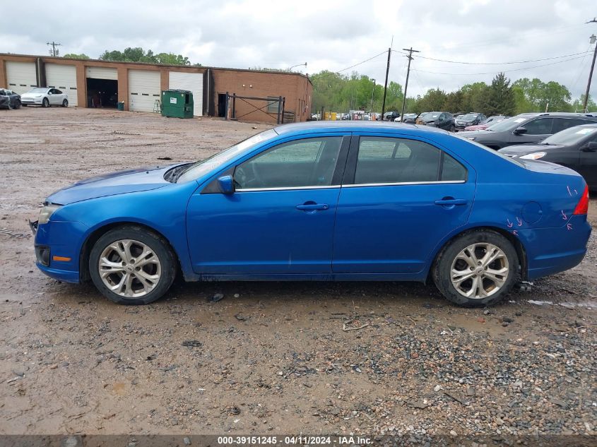 2012 Ford Fusion Se VIN: 3FAHP0HA1CR276757 Lot: 39151245