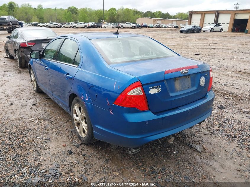 2012 Ford Fusion Se VIN: 3FAHP0HA1CR276757 Lot: 39151245