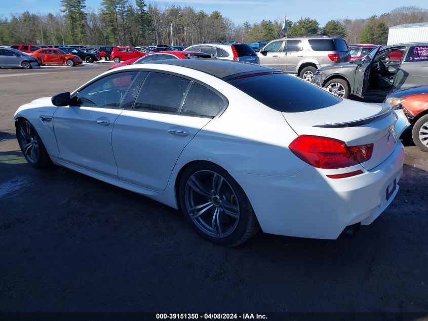 2015 BMW M6 Gran Coupe VIN: WBS6C9C54FD467509 Lot: 39151350