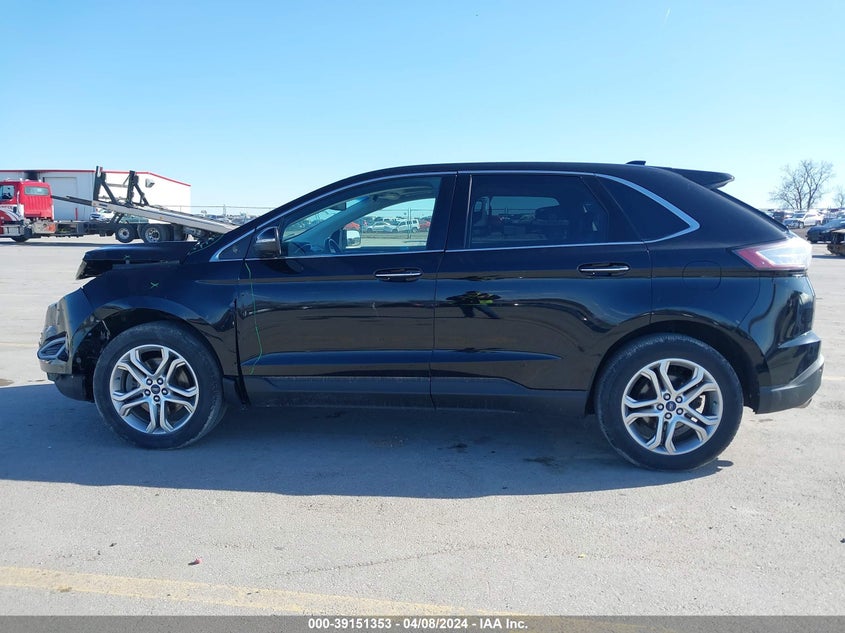 VIN 2FMPK4K99HBB28349 2017 FORD EDGE TITANIUM