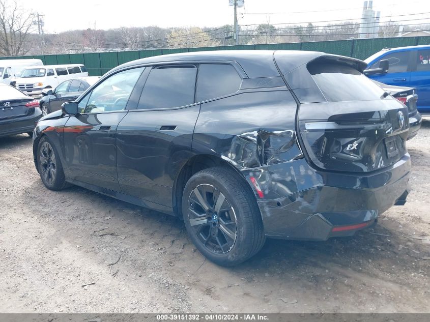 VIN WB523CF0XNCK62909 2022 BMW IX XDRIVE50
