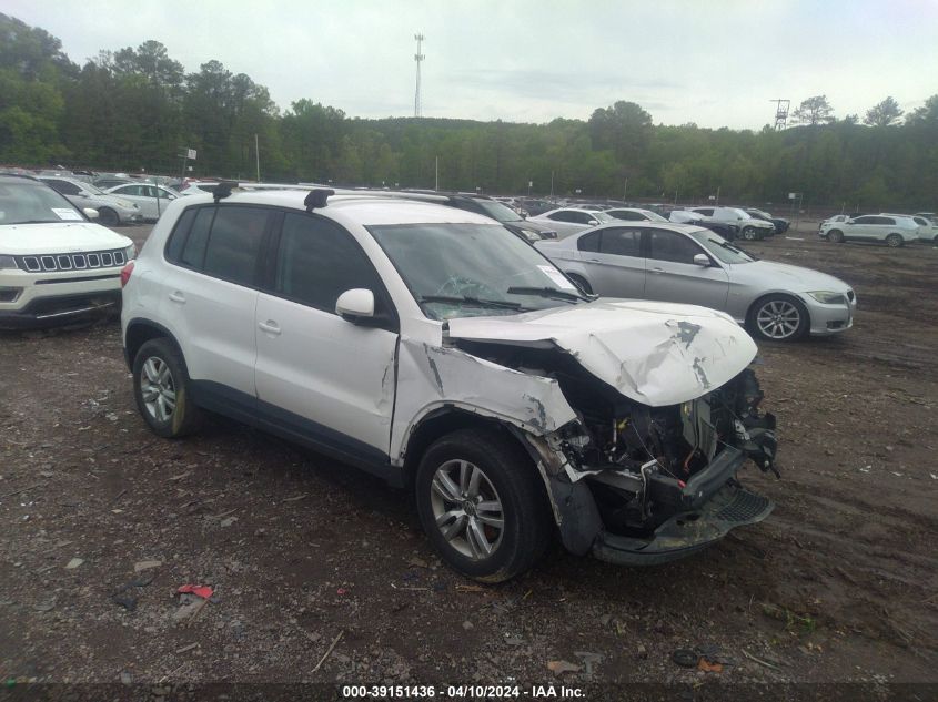 2013 VOLKSWAGEN TIGUAN S - WVGAV7AX1DW550008