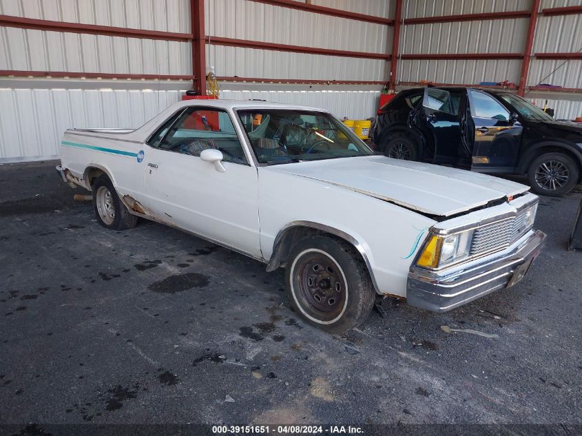 1981 Chevrolet El Camino VIN: 1GCCW80J1BD501509 Lot: 39151651