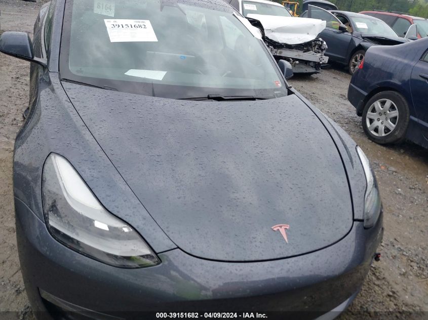 2021 Tesla Model 3 Standard Range Plus Rear-Wheel Drive VIN: 5YJ3E1EA6MF906120 Lot: 39151682