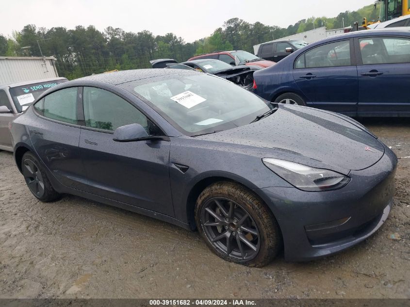 2021 Tesla Model 3 Standard Range Plus Rear-Wheel Drive VIN: 5YJ3E1EA6MF906120 Lot: 39151682