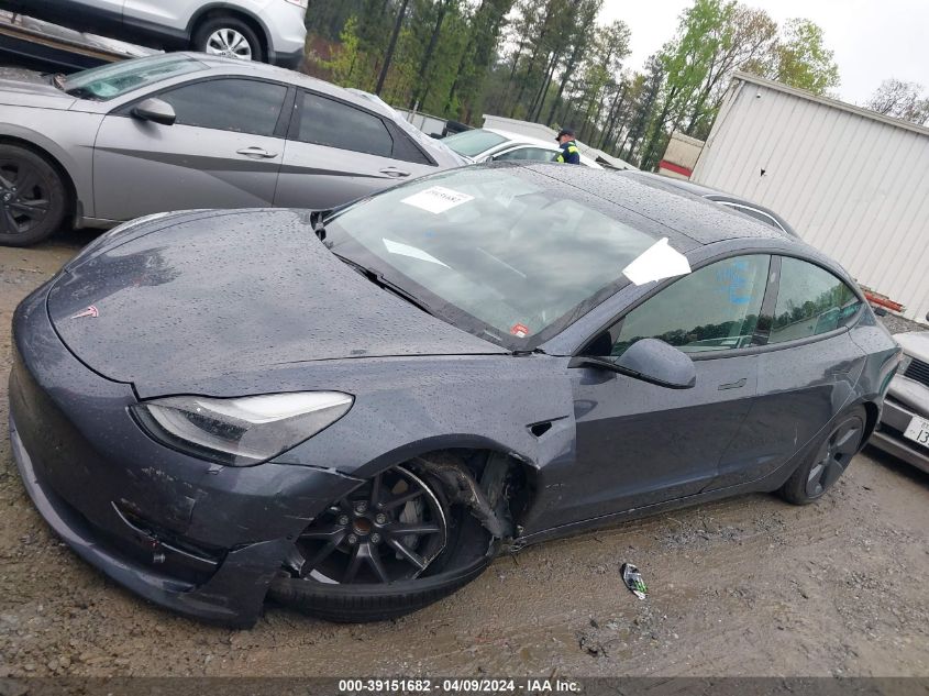 2021 Tesla Model 3 Standard Range Plus Rear-Wheel Drive VIN: 5YJ3E1EA6MF906120 Lot: 39151682