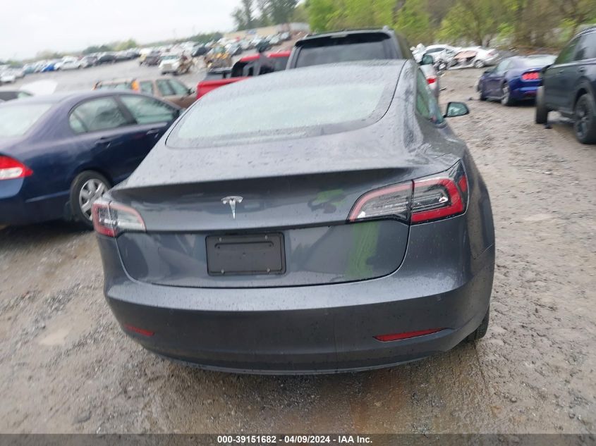 2021 Tesla Model 3 Standard Range Plus Rear-Wheel Drive VIN: 5YJ3E1EA6MF906120 Lot: 39151682