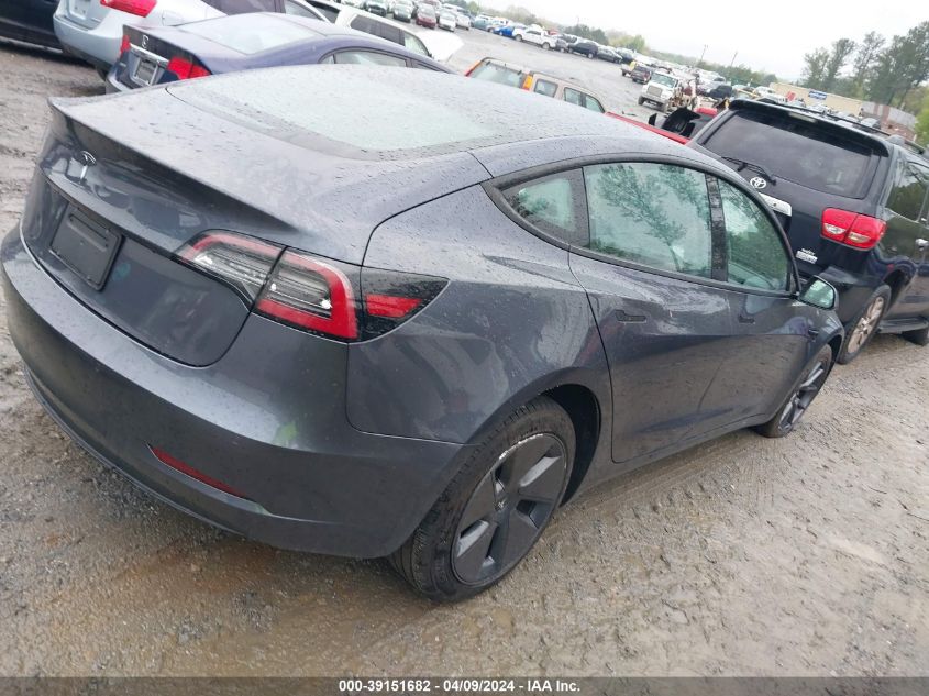 2021 Tesla Model 3 Standard Range Plus Rear-Wheel Drive VIN: 5YJ3E1EA6MF906120 Lot: 39151682