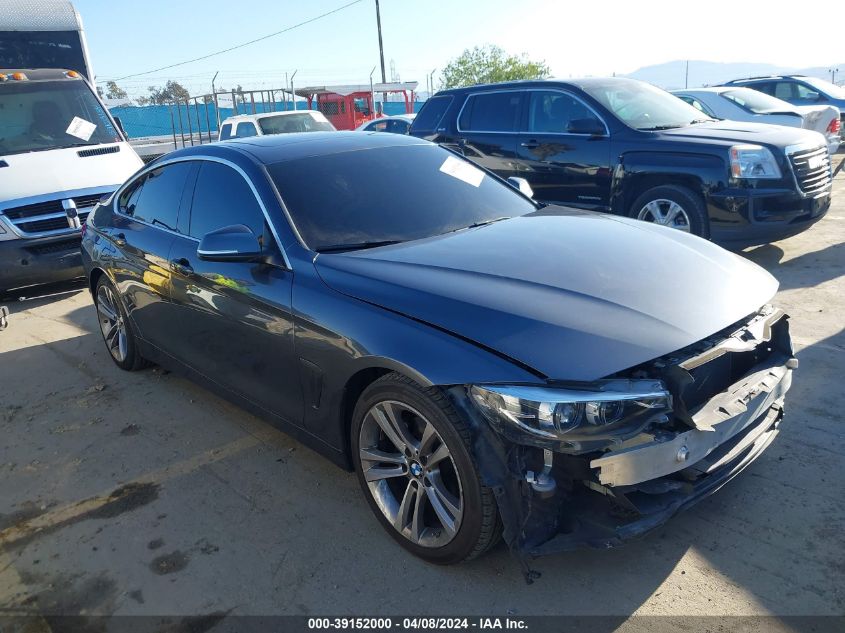 2018 BMW 430I Gran Coupe VIN: WBA4J1C55JBG77093 Lot: 39152000