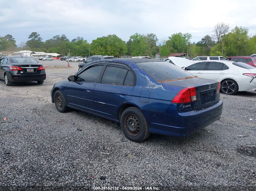 2HGES16515H581120 | 2005 HONDA CIVIC