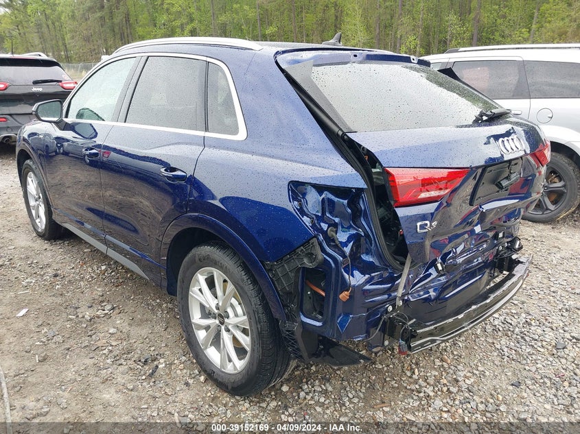 2022 Audi Q3 Premium Plus 45 Tfsi S Line Quattro Tiptronic VIN: WA1EECF36N1103025 Lot: 39152169