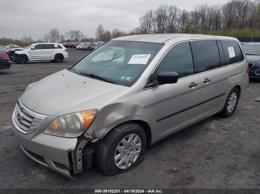 2008 Honda Odyssey Lx VIN: 5FNRL38208B098143 Lot: 39152251