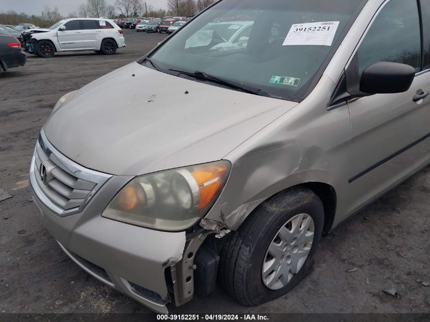 2008 Honda Odyssey Lx VIN: 5FNRL38208B098143 Lot: 39152251